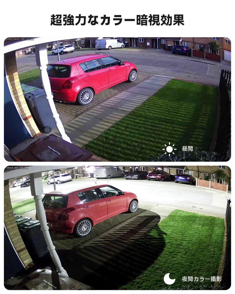 Image Color Dome Security Camera 4K 8 Megapixels Color Night Vision POE Powered Camera Wired Connection WDR Technology Wide Angle ONVIF Compatible AI