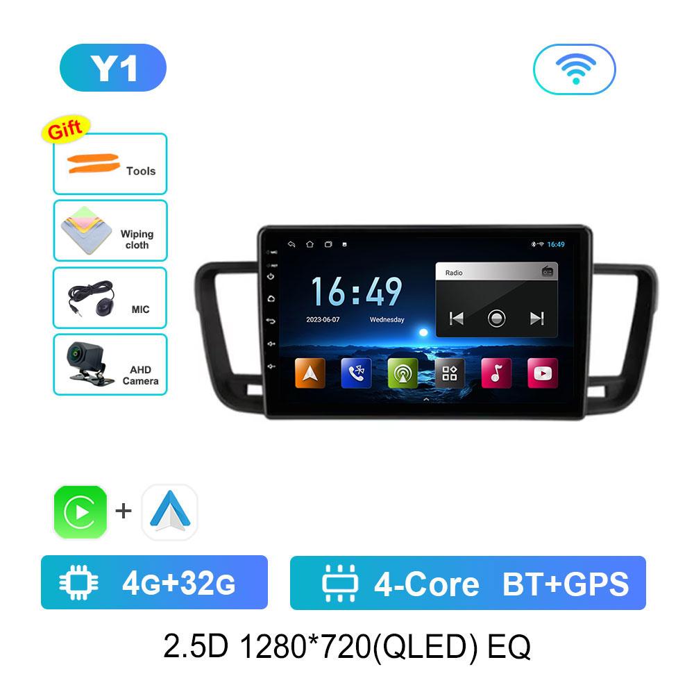 Автомагнитола Android 14 для Peugeot 508 2011 - 2018 GPS Мультимедийный плеер Навигация Стерео DSP BT Головное устройство Аудио 4G Вентилятор охлаждения