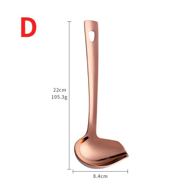 Ложки из нержавеющей стали для соуса, ложка с носиком, маленький половник для супа, сервировочная ложка, ложка для масла, кухонный инструмент
