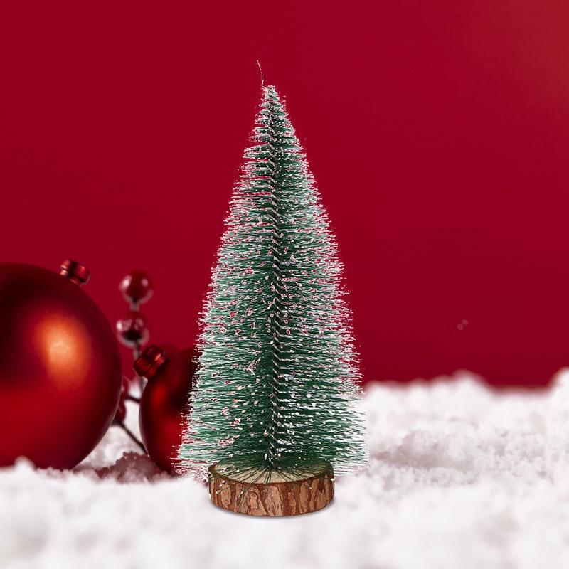 1PCS 6/8/10/15cm Christmas Tree New Year's Decoration Products Mini Christmas Tree Fake Pine Tree Christmas Decoration