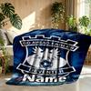 Custom Name Personalized Go Ahead Eagles Print Blanket, Home Decor, Bedroom, Sofa, Camping, Couch, Gifts for Birthday ChristmasEnthusiasts