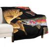 Fly Fishing Trout Tribute Throw Blanket For Sofa Thin Bed linens Sofas Luxury Brand Hair Cute Plaid Blankets