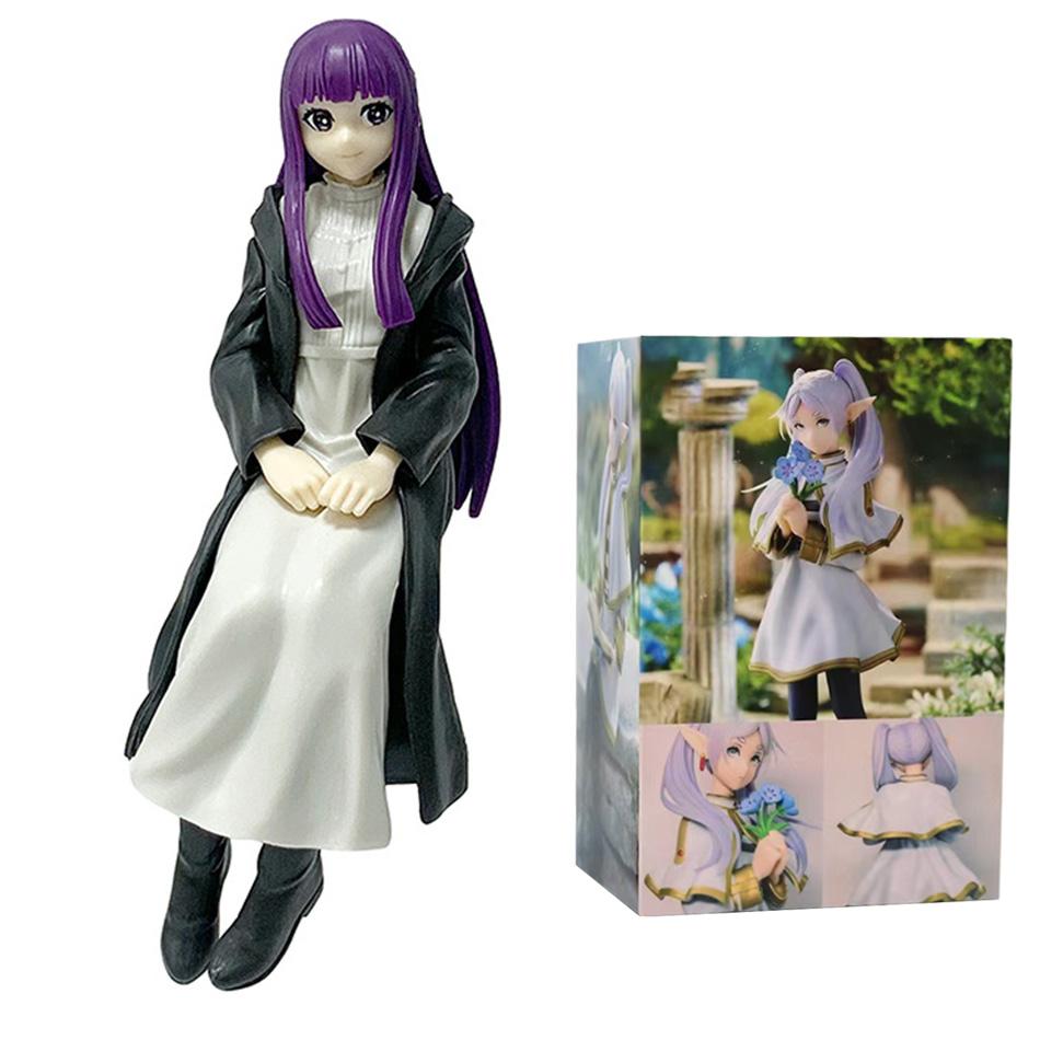 Фигурка Аниме Девушки Frieren Fern q-версия Noodle Sousou Beyond Journey End Модель Action Игрушка Подарок ПВХ давление нет s Подвижная Сочлененная Масштаб Детализированная