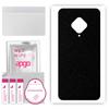 apgo Protective Skin Sticker for the Back Compatible with Vivo S1 Pro, Wrap Film, Foil, Vinyl - Pattern Matte Black