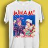 В прошлое Рождество Wham Рождественская музыка Ретро Крутая Лучший подарок Футболка P2311