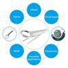 Handheld Stainless Steel Tweezer Multifunctional Repairing Loupe Tool Portable Repair Tool  Women