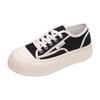 College Style Platform Canvas Shoes Women 2025 Summer New Student Versatile Ins Tide Round Head Casual Muffin Bottom Women
