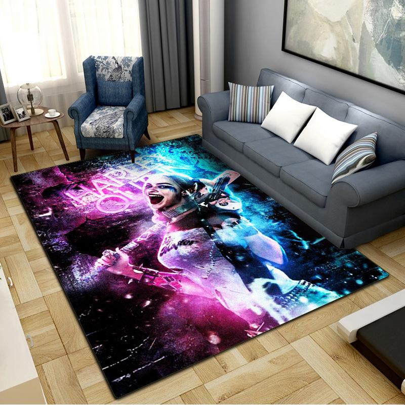 Harley Carpet Rug for Living Room Bedroom Home Sofa Decoration,Kids play Non-slip Floor Mat