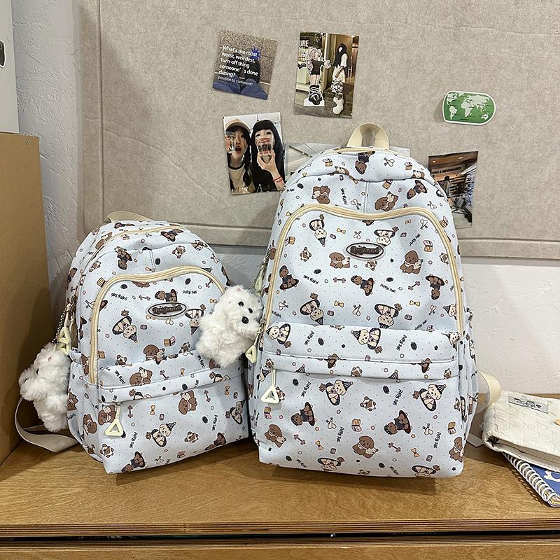 Women's Schoolbag Junior High School Students' Large Capacity Lightweight Travel Backpack Commuter Backpack