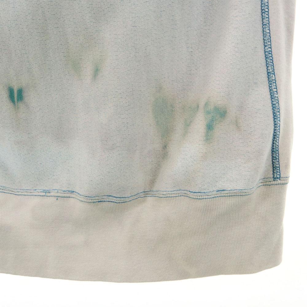 Champion 90s Reverse Weave USA Made Old Embroidered Tag bleaching Long sleeve sweat trainer Men's Used