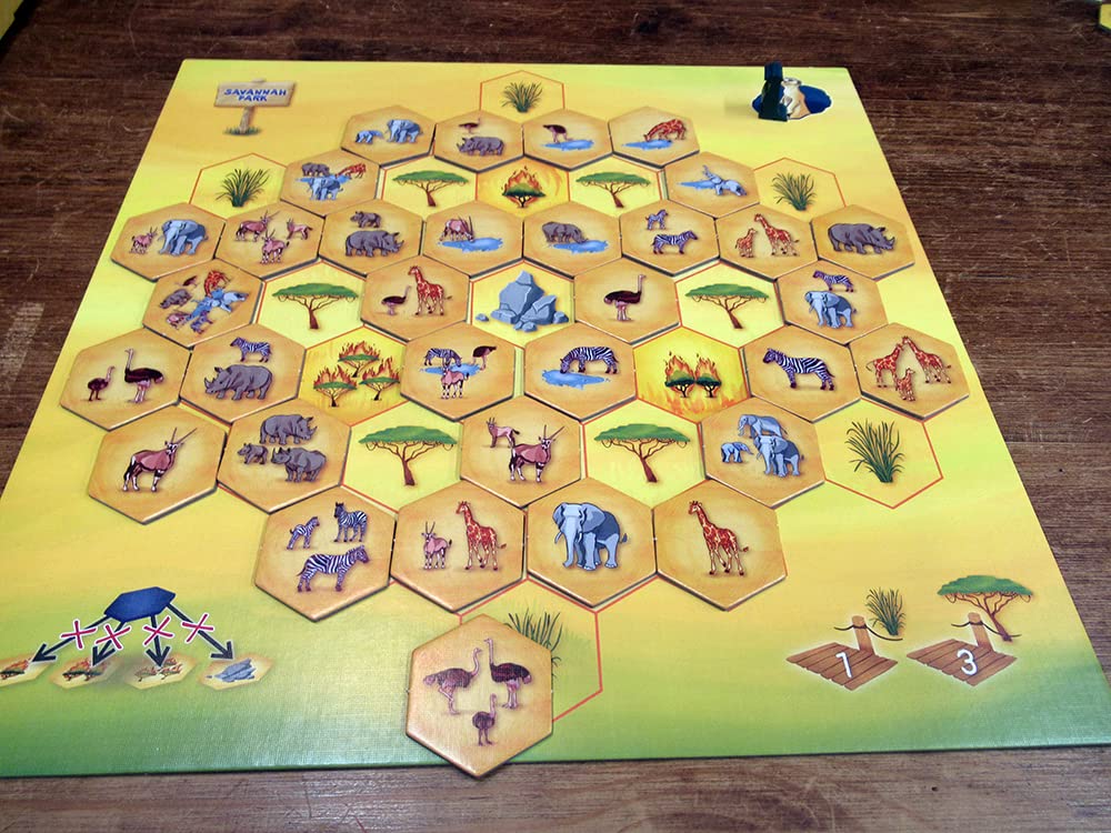 Hobby Japan Саванна Парк Японская версия от 8 лет и Настольная игра (1-4 игрока, 20-40 минут, до)