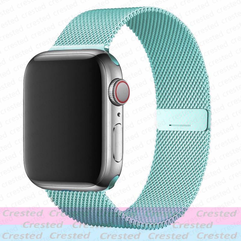 Миланская петля Ремешок Для Apple Watch Ремешок 44мм 40мм 45мм 41мм 49мм 42мм 38мм correa bracelet iWatch серия 3 6 se 7 8 9 5 ultra 2