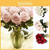 Charming 18 Heads Artificial Rose Bouquet Perfect For Bridal And Home Decoration