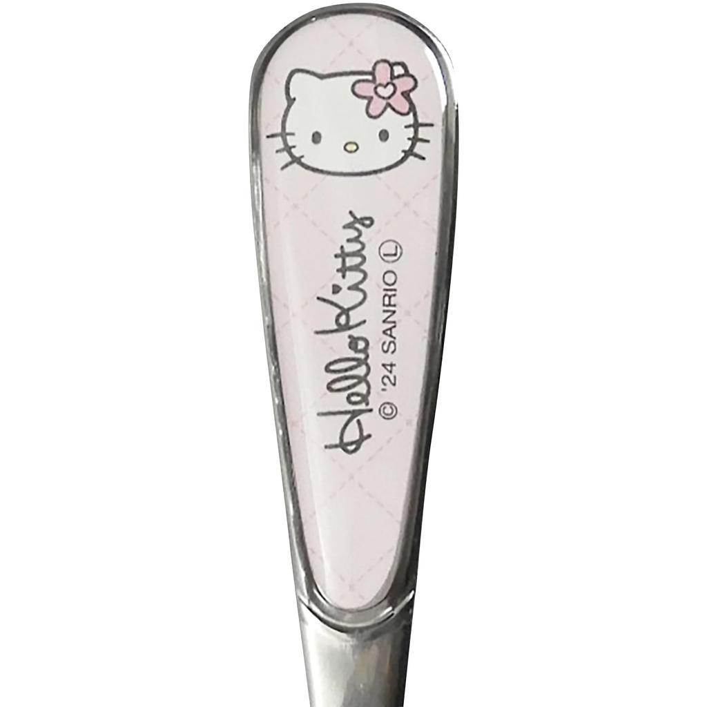 Ложка Sanrio Hello Kitty из нержавеющей стали 14 см Baira Generation Heisei Showa Heisei Retro Tableware Kitty Goods Разные товары Серебро 90-х