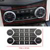 Для Mercedes Benz C Class W204 C180 C200 C220 C300 2007 2014 автомобильный руль дверной замок окно кнопка переменного тока ремонт наклейка наклейка