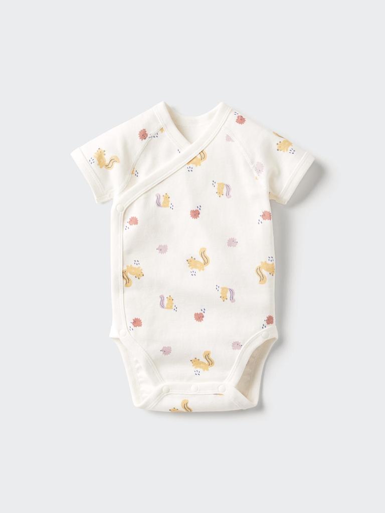 Uniqlo Bn Joy Of Print Bodysuit Short Sleeve 60cm