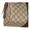 Gucci Кожаная сумка-тоут через плечо с логотипом Ophidia, средняя, женская, коричневая 836825-FAE0J-9867