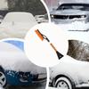 Скребки для льда для лобового стекла автомобиля, съемная алюминиевая щетка для снега, скребки для льда, не царапающие, эргономичные автомобильные аксессуары, сверхпрочный снег