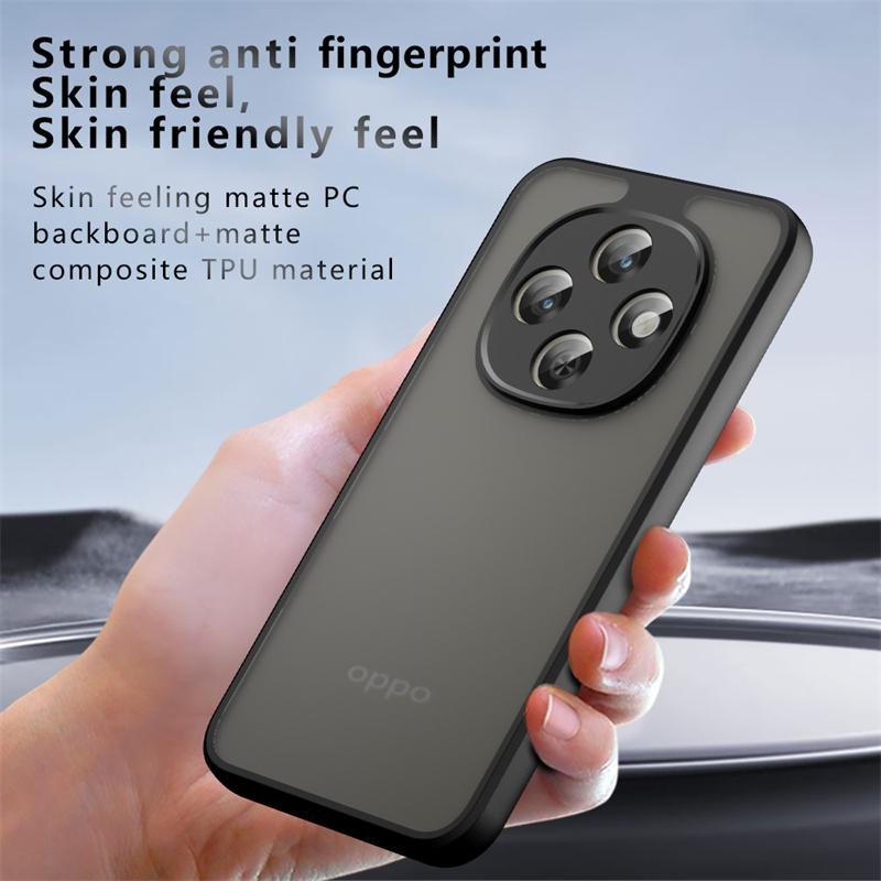 Полупрозрачный Матовый Чехол Для Телефона Для Oppo F31 Pro Ударопрочный Матовый ПК Полностью Закрывающий Заднюю Крышку Для Oppo F31 Pro Чехол Для Oppo F31 Pro Чехол
