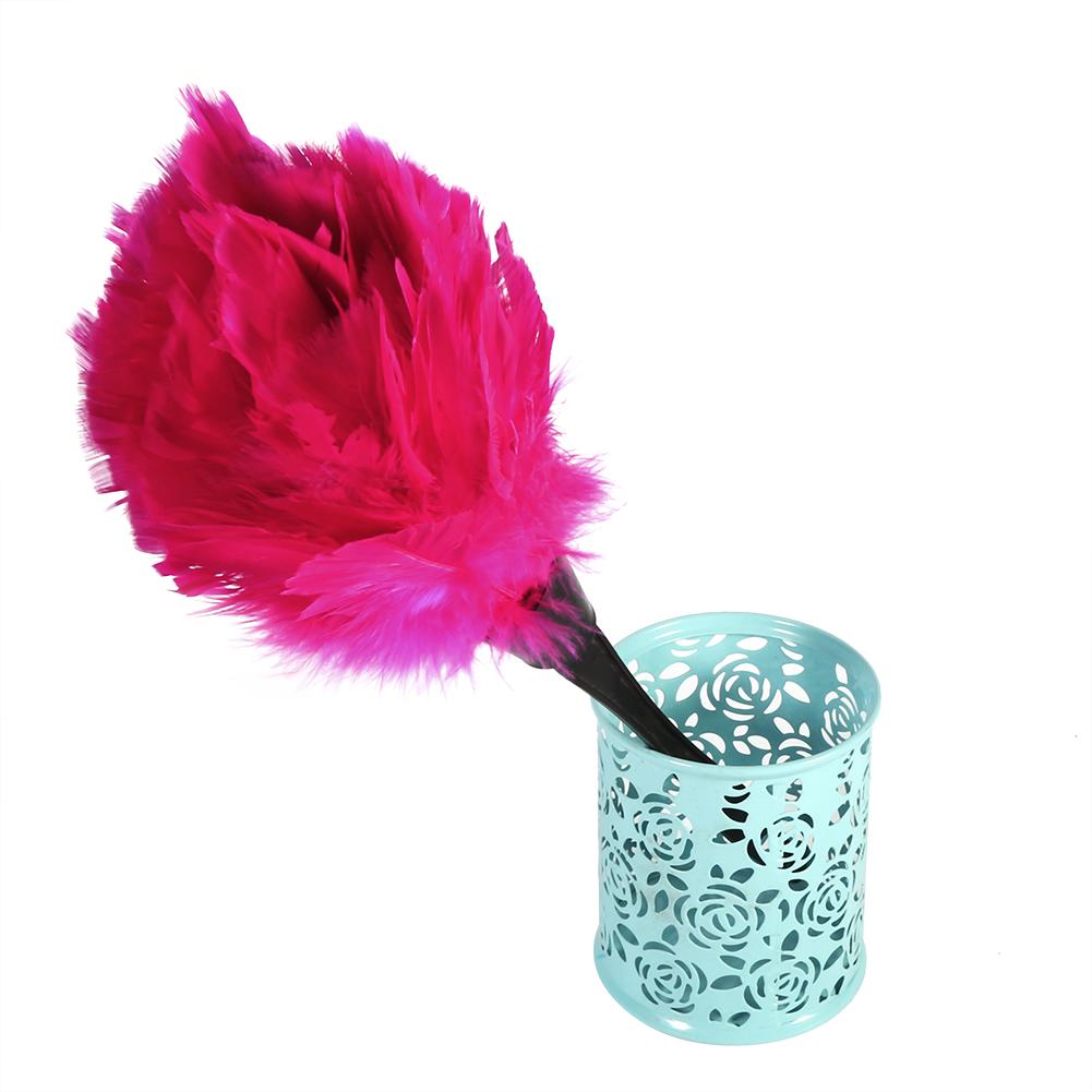 Soft Turkey   Duster Brush With Black Handle Home Furniture Car Cleaning Tools (Black)