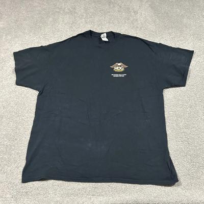 Мужская футболка Harley Owners Club 2XL Графическая футболка HOG Мотоциклетный слет Короткий рукав