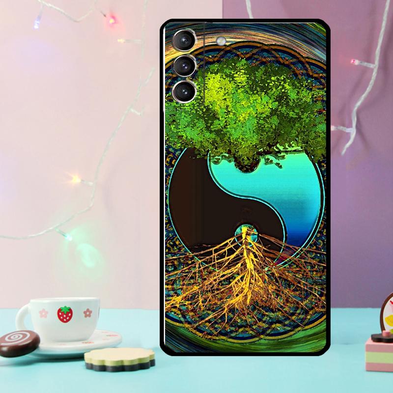 Чехол для телефона «Древо Жизни Инь-Ян» для Samsung Galaxy S25 Ultra S20 S21 S22 S23 Plus S9 S10 S25 FE S24 Ultra