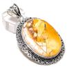 Brecciated Mookaite Handmade 925 Sterling Silver Jewelry Pendant 2.48" h4J02