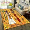 Ковер с египетской мифологией, фараоном иероглифами, ковер для дома, гостиной, спальни, дивана, коврик для декора, коврик, нескользящий напольный коврик