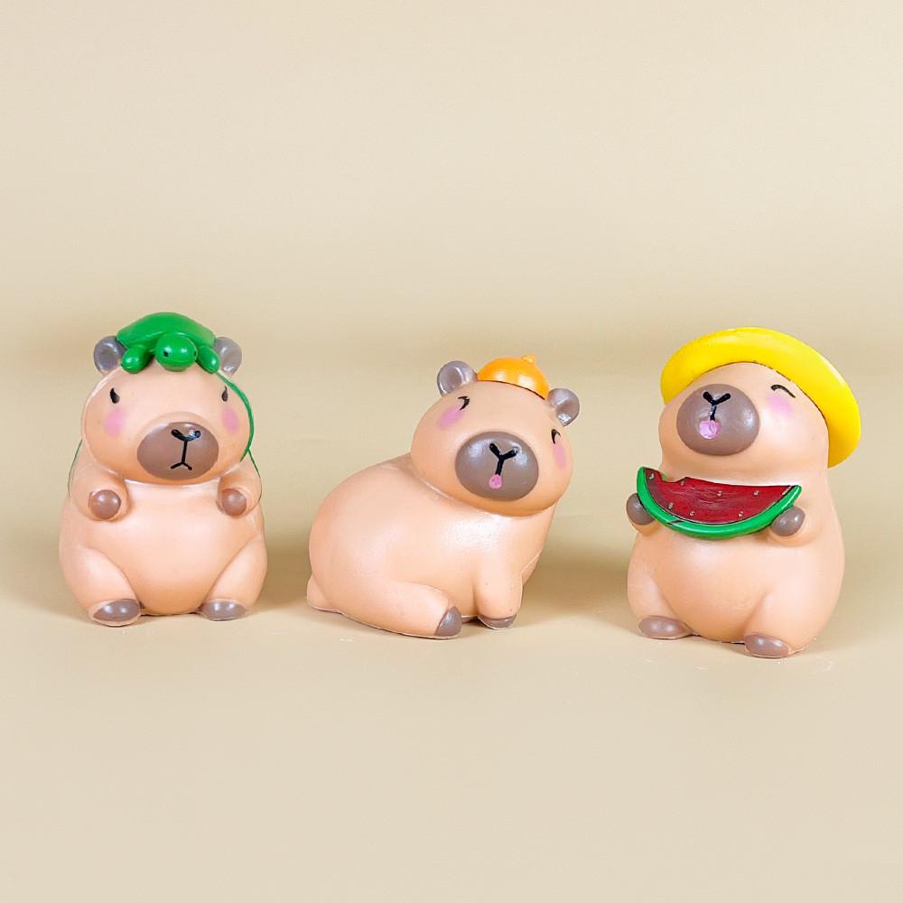 Capybara Pvc Collectible Model With Mood Variants For Anime Enthusiasts And Home Decor
