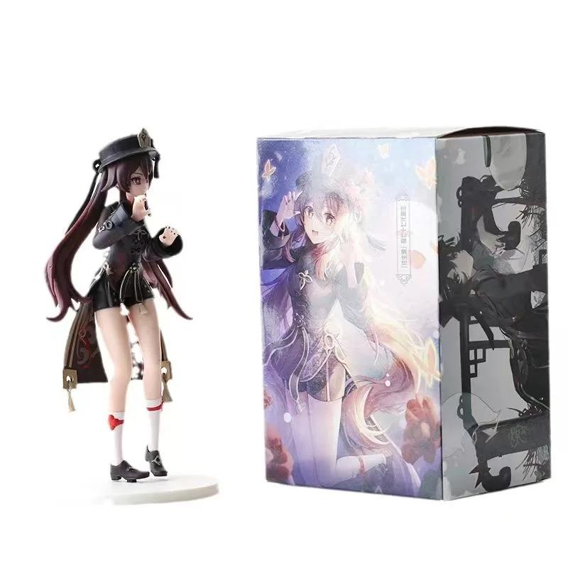 Геншин Импакт Ху Тао Райдэн Сёгун Кавайная Мультяшная Фигурка Модель Кукла Игрушки Коллекционные Настольные Украшения Подарки на День Рождения
