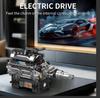 MOULD KING 10205 Technical Car Part Toys The Motorized RR Vintage Car V12 Engine Building Block Brick Kids Christmas Gift