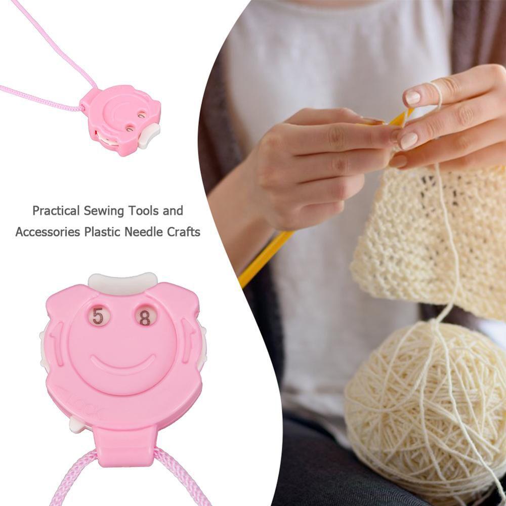 Tools Crochet Knitting Accessories Knitting Row Counter Crochet Knit Yarn Stitch Plastic Needle