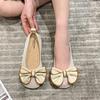 Fashion High Quality Shoes for Women Mesh Women's Flats Fashion Solid Casual Flat Shoes Hot Sale Butterfly-knot Wome Shoes Zapatos