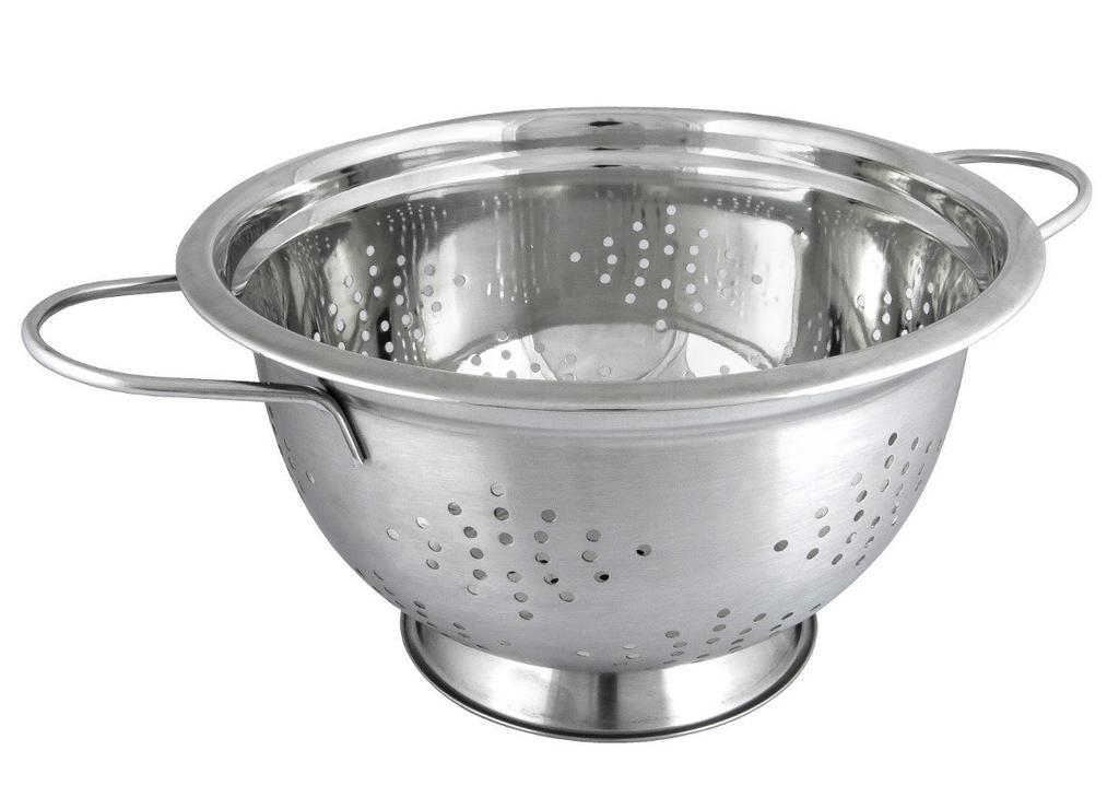 Deep steel colander 24cm KINGHOFF KH-1237