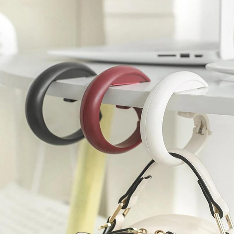 Portable ABS Hook For Hanging Table Clothing Hooks Holder Hanger Desk Side Holder Home Storage
