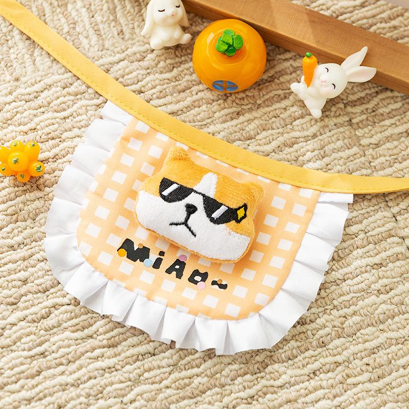 Милый маленький зверёк слюнявчик для собаки средний и щенок кошка шейное кольцо треугольный шарф фартук питомец ожерелье для собаки