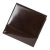Тонкий кожаный кошелек, тонкий, сделано в Японии, шоколадный [Abrasas]