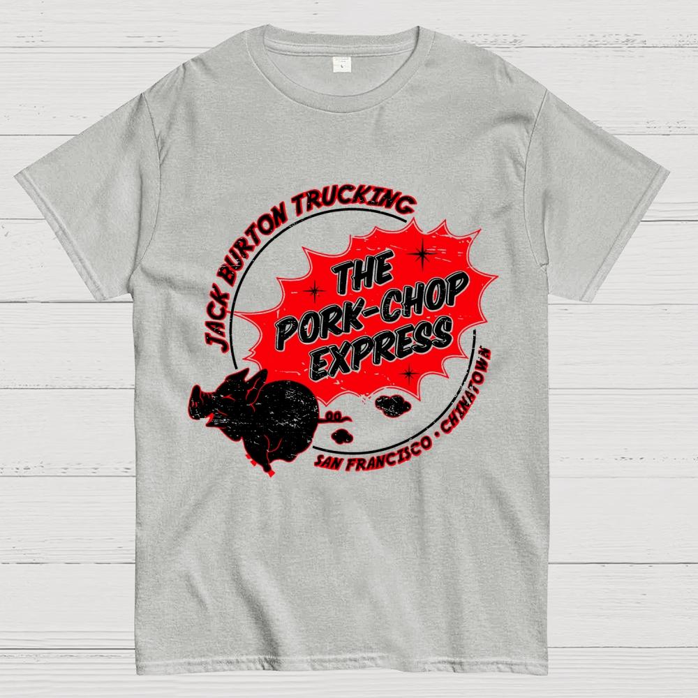 Pork Chop Express Unisex 100% Cotton Summer Casual Cool Loose T-Shirt