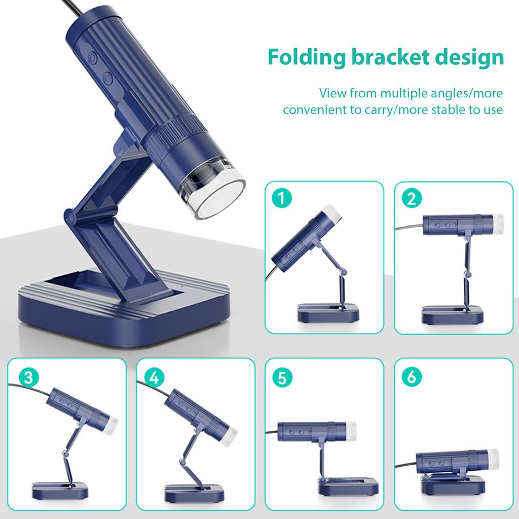 Desktop USB Microscope Handheld Digital Microscope for Adults Kids Coin Microscope 50X-1000X