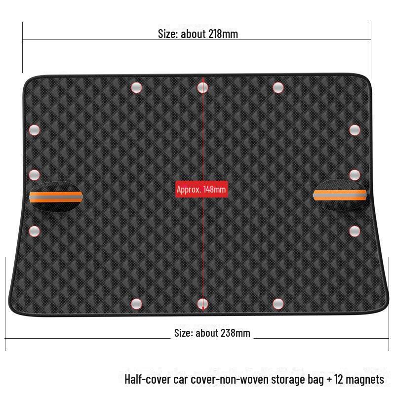 Магнитная защита лобового стекла автомобиля от снега и мороза с утолщенным многофункциональным солнцезащитным козырьком