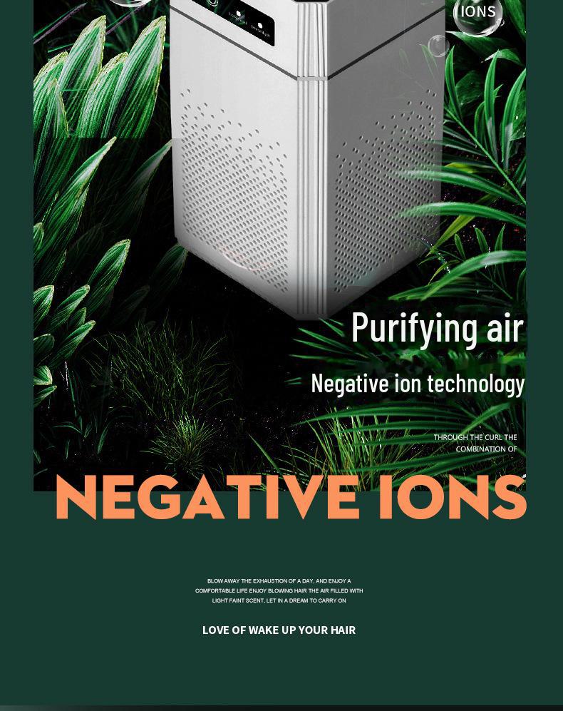Mini UV Air Purifier: Negative Ion Sterilization & Formaldehyde Removal
