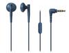 Audio-Technica ATH-C200IS BL Проводные наушники с микрофоном, полуоткрытого типа, синие