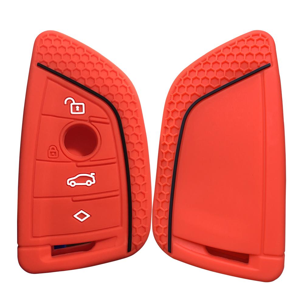 Силиконовый чехол для пульта ключа, протектор для BMW G30 G05 X5 F15 X6 F16 7 серии G11 X1 F48 F39 X4 X3 F40 2021 Бесключевой корпус брелока