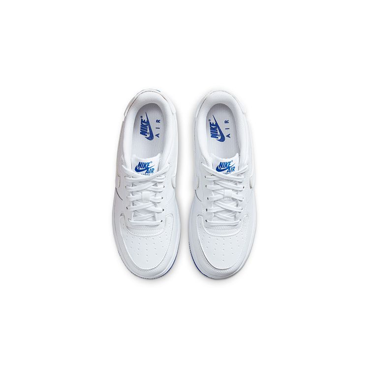 Nike Детские кроссовки Air Force 1/1 GS белые королевские синие DB4545-105