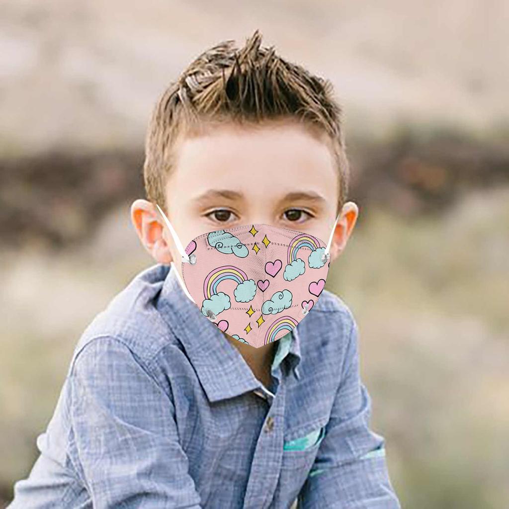 50 шт. Детская маска для лица с принтом для защиты на улице