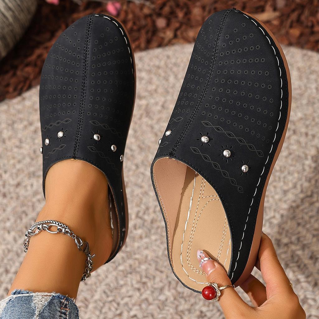 Модные женские тапочки Большие размеры Тапочки с круглым носком Модные легкие сандалии 2025 Новая летняя обувь на толстой подошве Женские шлепанцы Женские