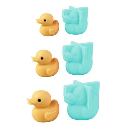3D Силиконовые формы для свечей в виде утки для эпоксидной смолы, формы для свечей ручной работы, мыла, шоколада, силиконовая форма для помадки, формы для торта