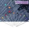 1000pcs 1.45 Inch Sewing Pins Multicolor Dressmaking Pins Quilting Pins  Wedding Flower