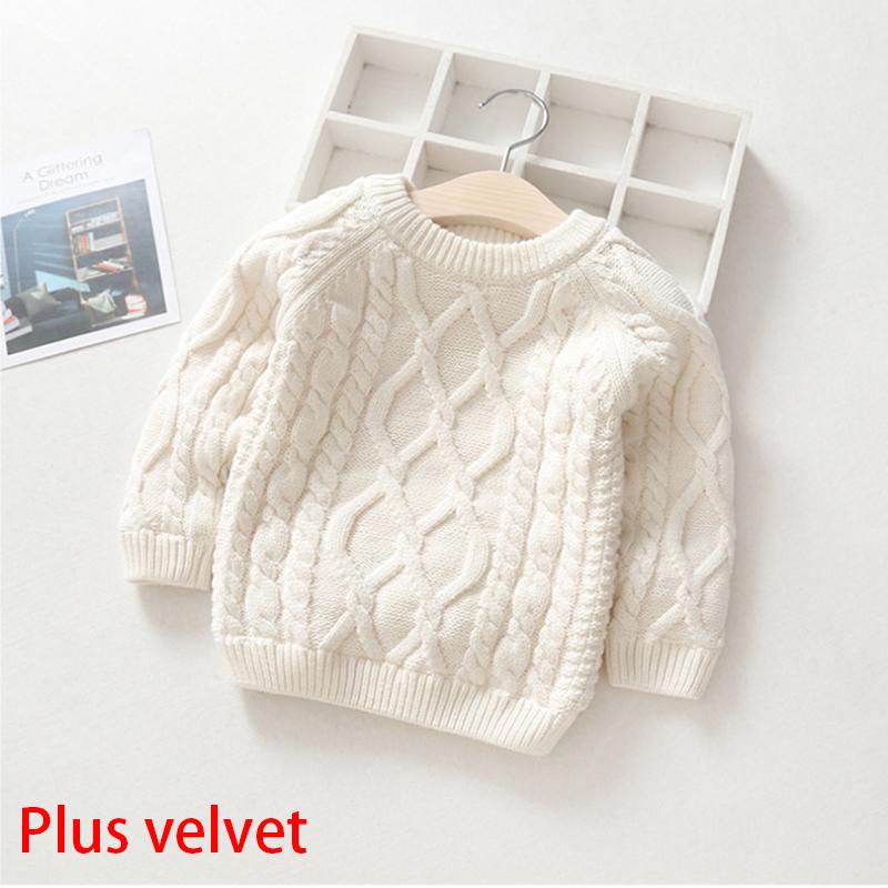 YUBAOBEI Baby Winter Children Toddler Sweater Thick Warm Baby Boy Girls Sweater Winter Knitwear Pullo