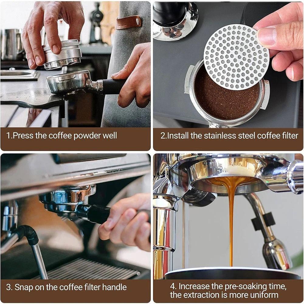 1Pcs Heat Resistant Coffee Filter Screen Espresso Accessories Screen for Portafilter Basket